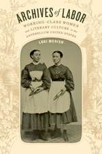 Archives of Labor – Working–Class Women and Literary Culture in the Antebellum United States