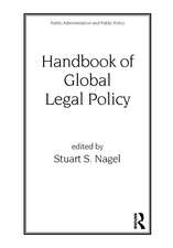 Handbook of Global Legal Policy