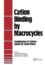 Cation Binding by Macrocycles: Complexation of Cationic Species by Crown Ethers