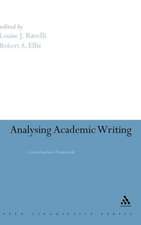 Analysing Academic Writing
