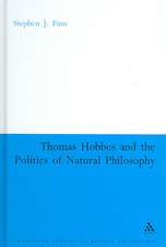 Thomas Hobbes and the Politics of Natural Philosophy