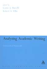 Analysing Academic Writing: Contextualized Frameworks