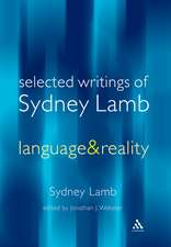 Language and Reality: Selected Writings of Sydney Lamb