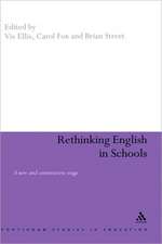 Rethinking English in Schools: Towards a New and Constructive Stage