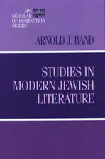 Studies in Modern Jewish Literature