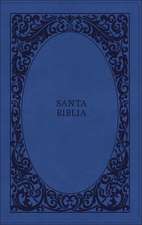 Biblia Reina-Valera 1960, Tierra Santa, Ultrafina letra grande, Leathersoft, Azul, con cierre