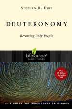 Deuteronomy – Becoming Holy People