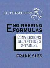 Engineering Formulas Interactive [With CDROM]