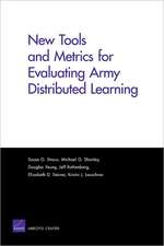 New Tools and Metrics for Evaluating Army Distributed Learning