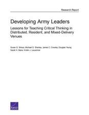 Straus, S: Developing Army Leaders