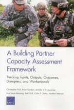 A Building Partner Capacity Assessment Framework