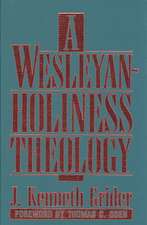 A Wesleyan-Holiness Theology