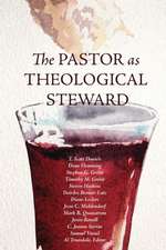 The Pastor as Theological Steward