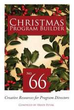 Christmas Program Builder #66