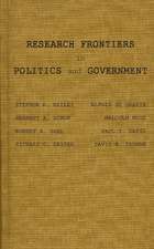 Research Frontiers in Politics and Government