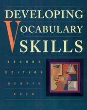 Developing Vocabulary Skills