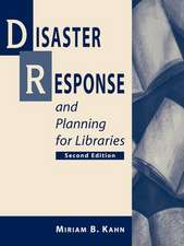 Disaster Response and Planning for Libraries