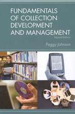 Fundamentals of Collection Development and Management