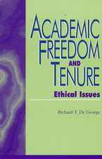 Academic Freedom and Tenure