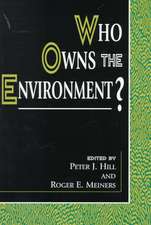 Who Owns the Environment?