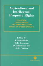 Agriculture and Intellectual Property Rights – Economic, Institutional and Implementation Issues in Biotechnology