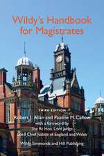 Callow, P: Wildy's Handbook for Magistrates