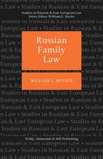 Butler, W: Russian Family Law