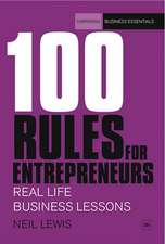 100 Rules for Entrepreneurs