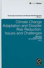 Climate Change Adaptation and Disaster Risk Redu – Issues and Challenges