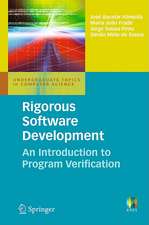 Almeida, J: Rigorous Software Development