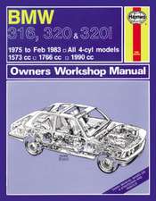 BMW 316, 320 & 320i (4–cyl)(75 – Feb 83) Haynes Repair Manual