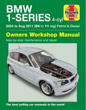 BMW 1–Series 4–cyl Petrol & Diesel (04 – Aug 11) Haynes Repair Manual