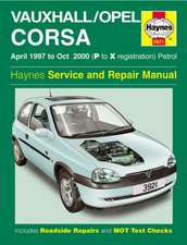 Vauxhall/Opel Corsa Petrol (Apr 97 – Oct 00) Haynes Repair Manual