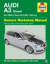 Audi A3 Diesel (Apr 08 – Sept 12) Haynes Repair Manual