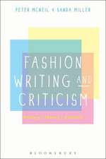 Fashion Writing and Criticism