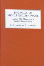 The Index of Middle English Prose – Handlist XIII: Manuscripts in Lambeth Palace Library, including those formerly in Sion College