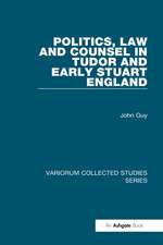 Politics, Law and Counsel in Tudor and Early Stuart England