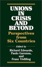 Unions in Crisis and Beyond: Perspectives from Six Countries