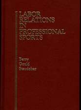 Labor Relations in Professional Sports