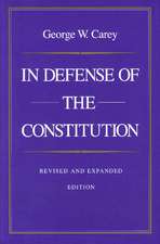 IN DEFENSE OF THE CONSTITUTION