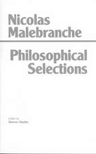 Malebranche: Philosophical Selections