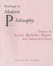 Readings In Modern Philosophy, Volume 2: Locke, Berkeley, Hume and Associated Texts