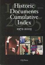 Historic Documents Cumulative Index: 1972-2005