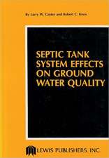 Septic Tank System Effects on Ground Water Quality