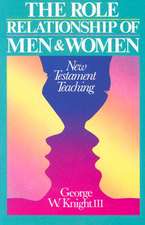 Role Relationship of Men & Women: New Testament Teaching