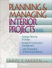 Planning Managing Interior Projects 2e