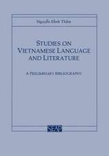 Studies on Vietnamese Language and Literature – A Preliminary Bibliography