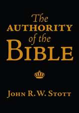 The Authority of the Bible