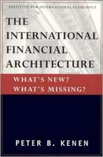 The International Financial Architecture – What`s New? What`s Missing?