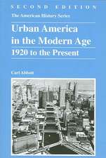 Urban America in the Modern Age